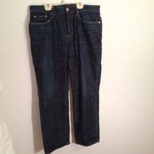 Zozo men's designer jeans 34/35 waist 30 inseam dark wash classic jeans pants